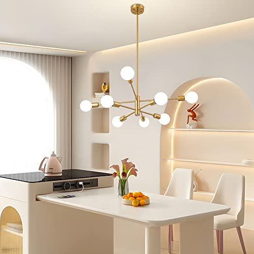 Chandeliers for Dining Room Gold 8
