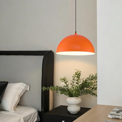 Orange Large Pendant Light 2 Packs