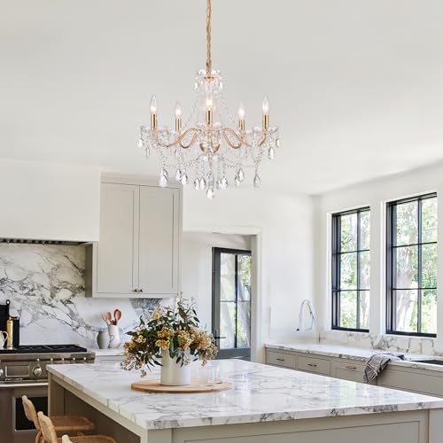 Crystal Gold Chandelier