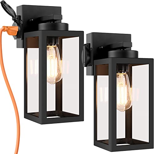 2 Pack Porch Lights Outdoor Wall Lantern (2 Count)