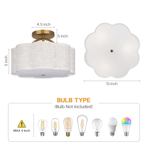 Semi Flush Mount Ceiling Light