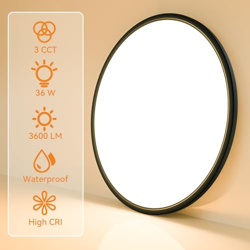 1PACK LED Flush Mount Ceiling Light Fixture