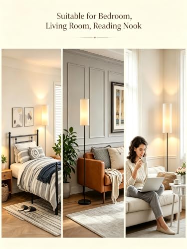 67" Floor Lamps for Living Room with Magnetic Remote