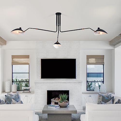 85" Mid Century Chandelier