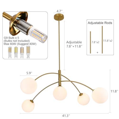 Gold Modern Chandelier 5