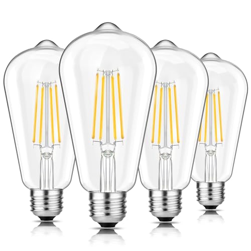 Vintage LED Edison Bulbs 60W Equivalent (4 Count)