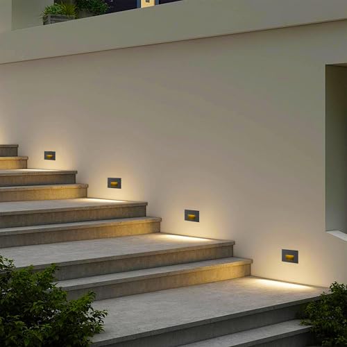 Stair Lights Outdoor Indoor LED Step Lights (6 Count)