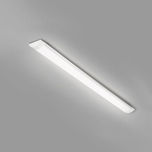 1 Packs 3FT LED Batten Light, Ultra-Thin Ceiling Surface Mounted Light, 30W, 4000K, IP20, LED Ceiling Lamp for Garage, Shop, Hallway, Office, Market,