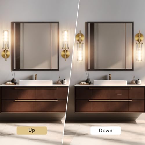 15" Knurled‑Craft Hardwired Brass Wall Sconce