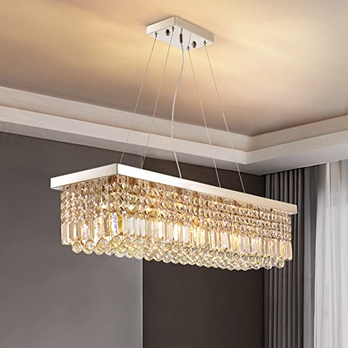 8 Lights Modern Crystal Chandeliers