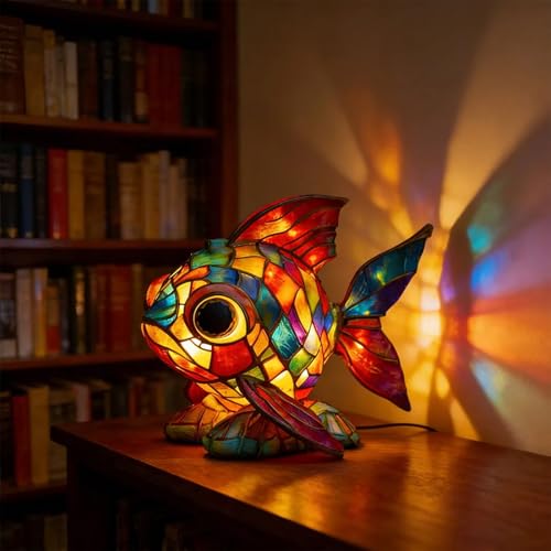 Stained Glass Animal Lamp