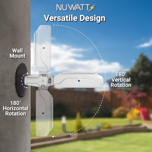 30W White Dimmable LED Flood Light Waterproof for Outdoor Patio