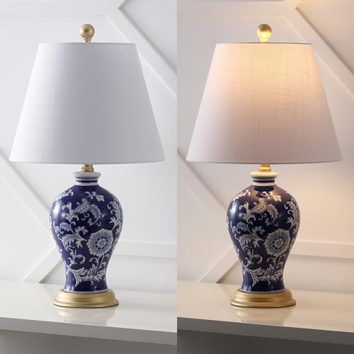 Grace 24" French Country Floral Urn Ceramic Lamp