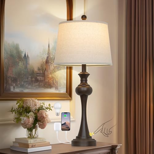 Brown Touch Table Lamps