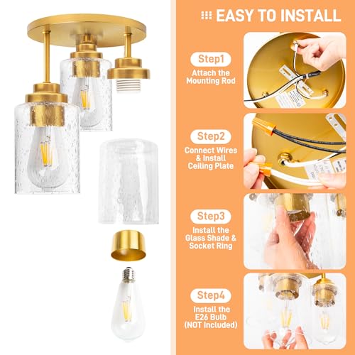 Semi Flush Mount Ceiling Light