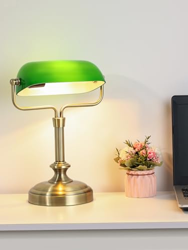 Vintage Banker Lamp