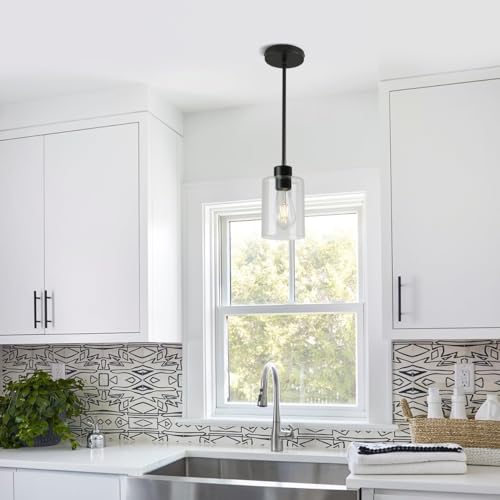 3 Pack Black Pendant Lights Kitchen Island (3 Count)