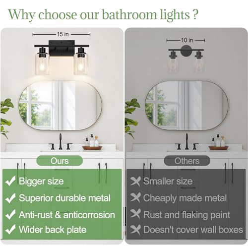 2 Light Bathroom Light Fixtures
