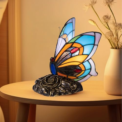 Tiffany Style Butterfly Lamp