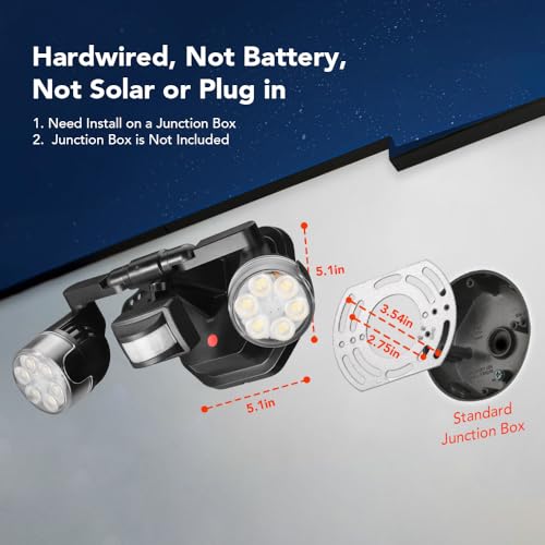 Motion Sensor Outdoor Security Light