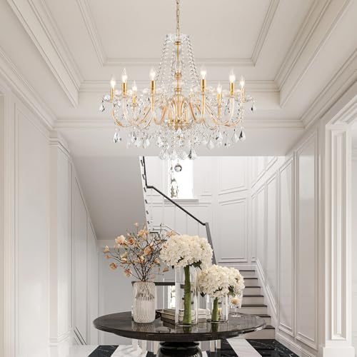Large Crystal Chandelier