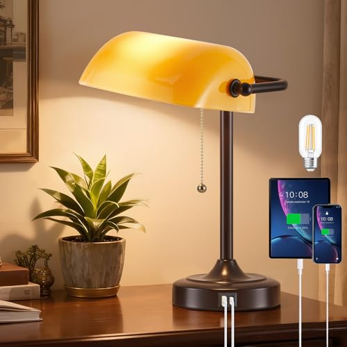 Vintage Bankers Lamp