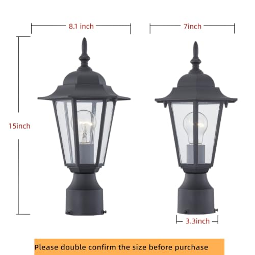 2 Packs Outdoor Post Light (2 Count)