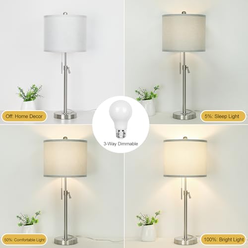 Table Lamps for Bedrooms Set of 2 (2 Count)