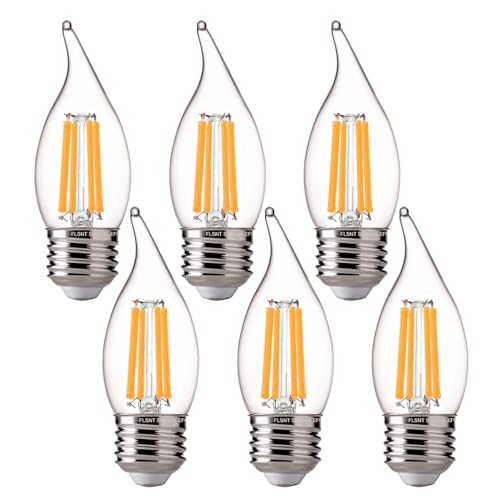 2700K Soft White LED Chandelier Edison Bulbs (6 Count)