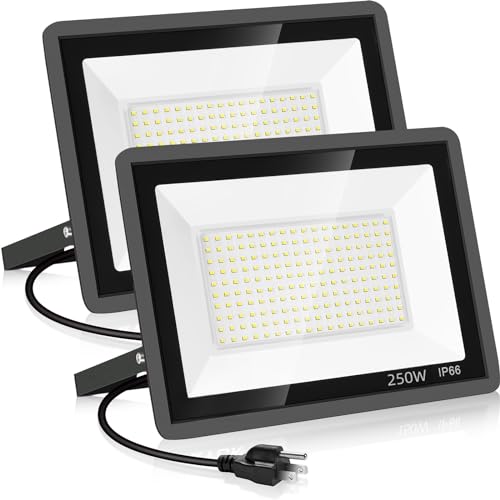 2 Pack 250W Led Flood Lights Outdoor (2 Count)