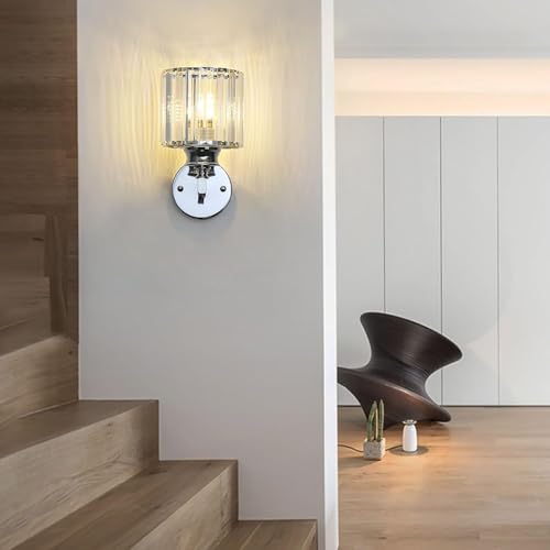 Hardwired Crystal Wall Sconces