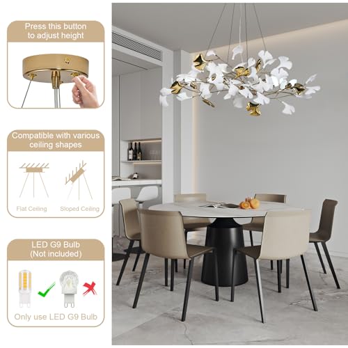 Modern Tree Branch Chandelier for Dining Room