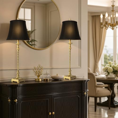 33'' Vintage Table Lamp Set of 2 for Living Room Bedroom Dinning (2 Count)