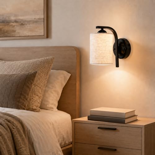 Black Wall Sconces Lights for Bathroom