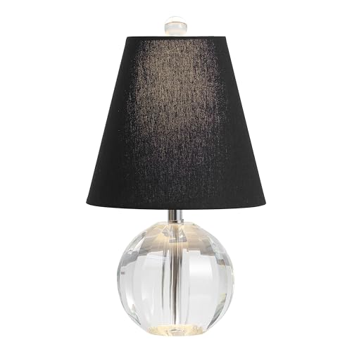 Goddard 16" Crystal Ball Orb Metal LED Table Lamp
