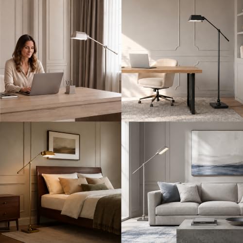 O’Bright Pharmacy Floor Lamp (Brushed Nickel)