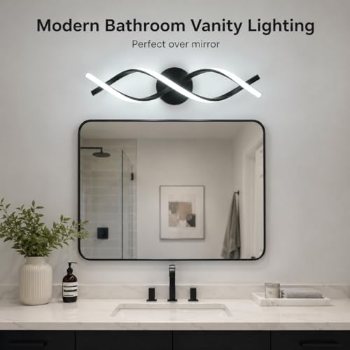 Modern Black LED Vanity Lighting