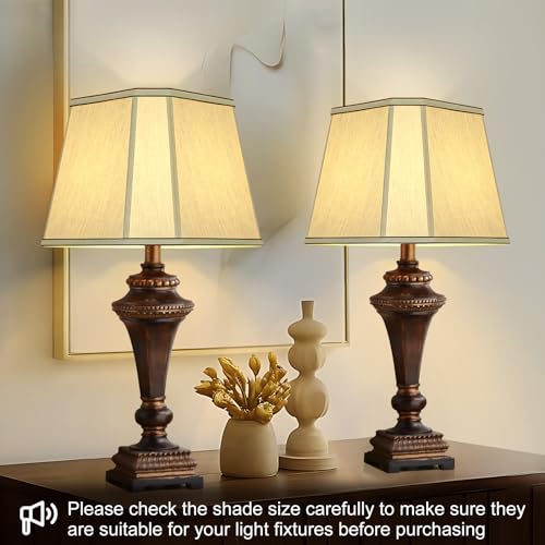 Rectangle Cut Corner Lamp Shades Set of 2 (2 Count)