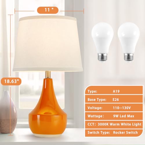 18" Table Lamp Set of 2 (2 Count)