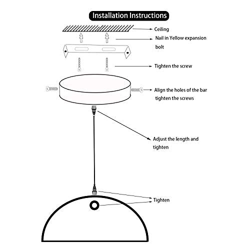 Black Dome Metal Pendant Lights (3 Count)
