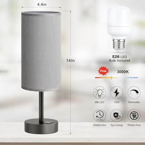 Bedside Table Lamp for Bedroom