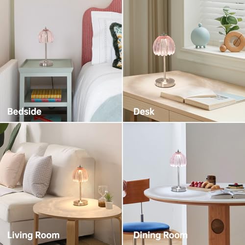 Tulip Table Lamp with 5200mAh Battery & Touch Control