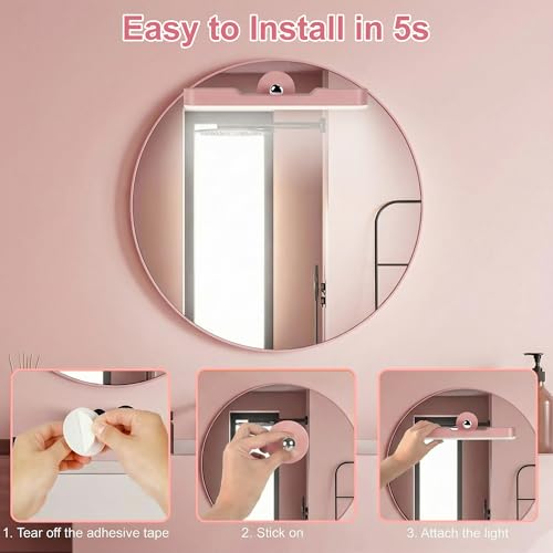 Wireless Vanity Light for Mirror