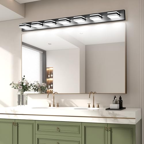 55inch Black Vanity Light for Bathroom 7 (7 Count)
