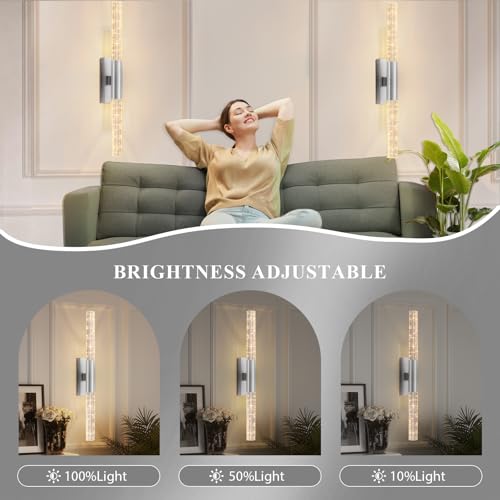 Battery Operated Wall Sconces Set of 2