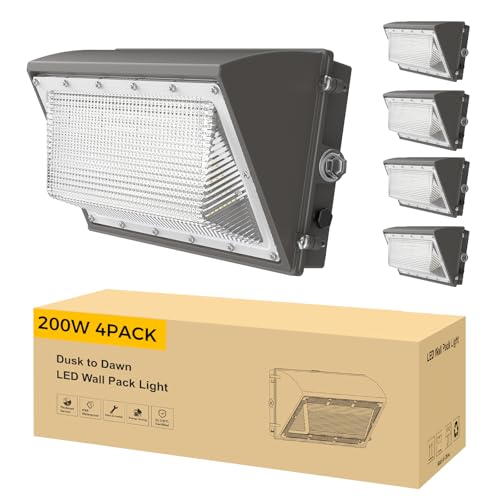 200W LED Wall Pack Light (4 Count)