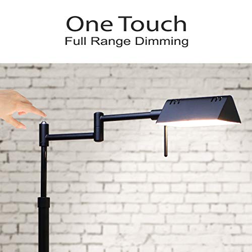 Brook Adjustable Dimmable LED Pharmacy Floor Lamp