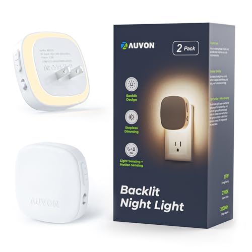 Plug in LED Backlit Night Light (2 Count)