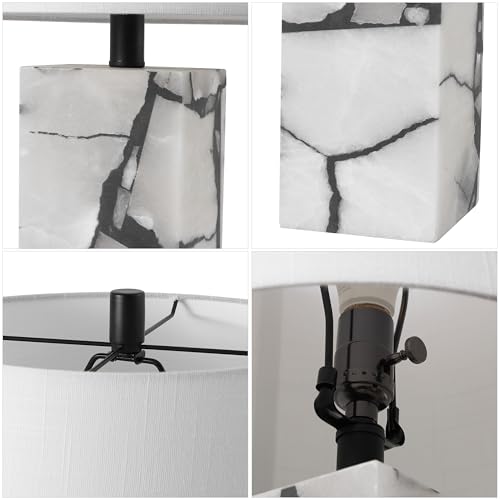 Elizabeth Alabaster Nightlight Lamp 24.25"