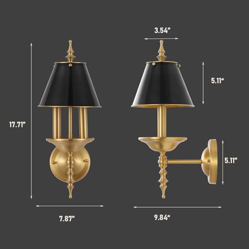Brass Wall Sconce 2